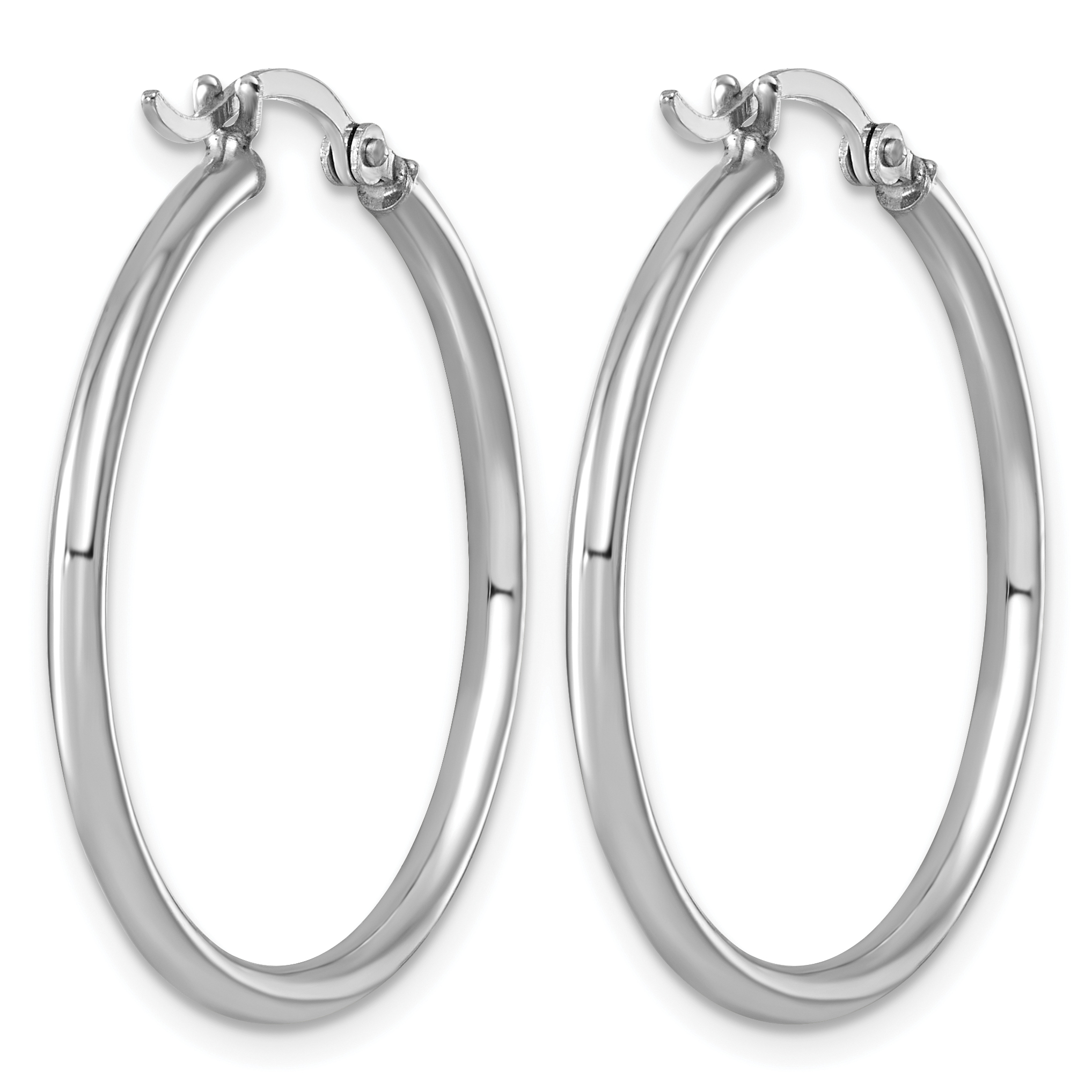  14 mm Sterling Silver 2.0mm Hoop Earrings  Unknown Friendly Weight Sterling Silver - view 27