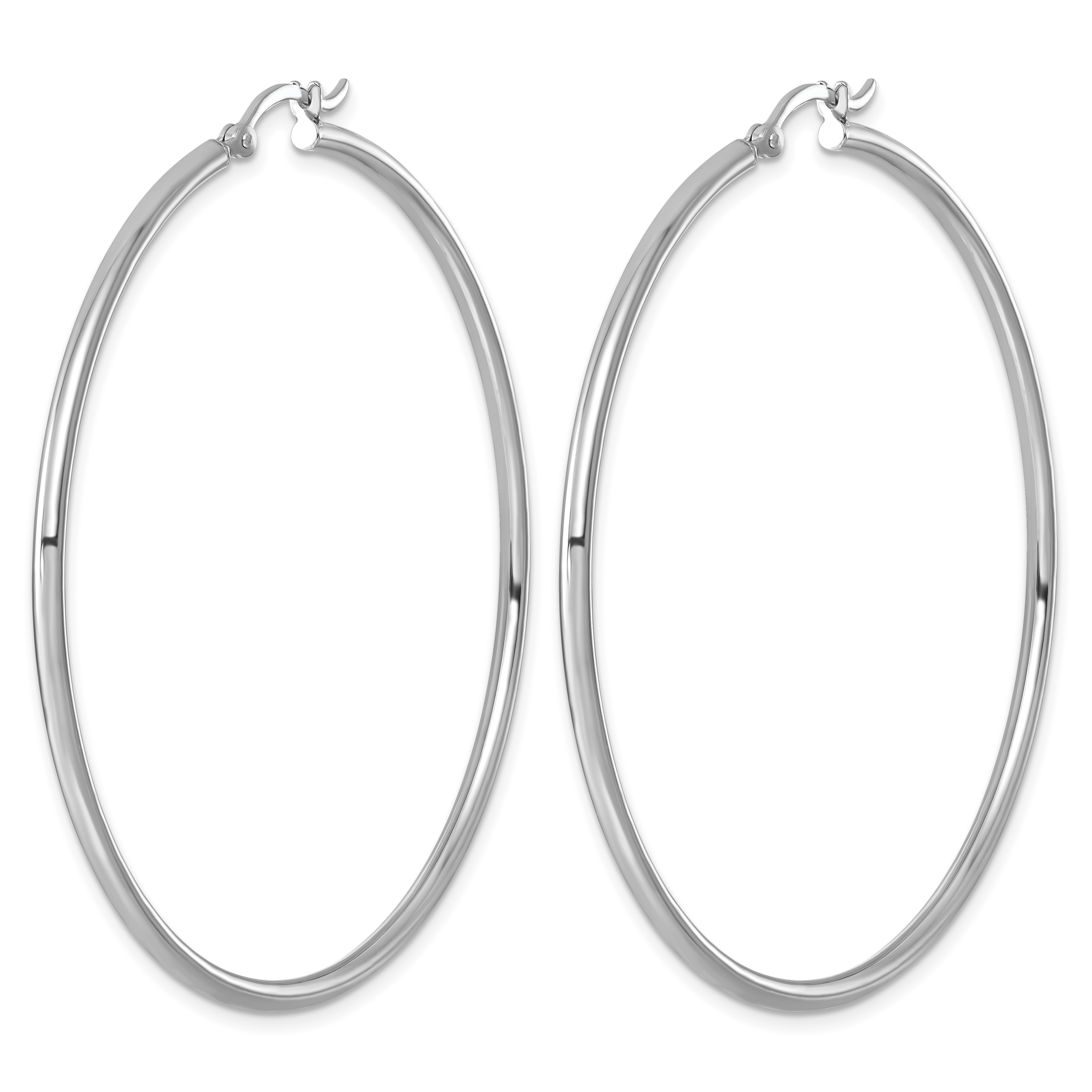  14 mm Sterling Silver 2.0mm Hoop Earrings  Unknown Friendly Weight Sterling Silver - view 50
