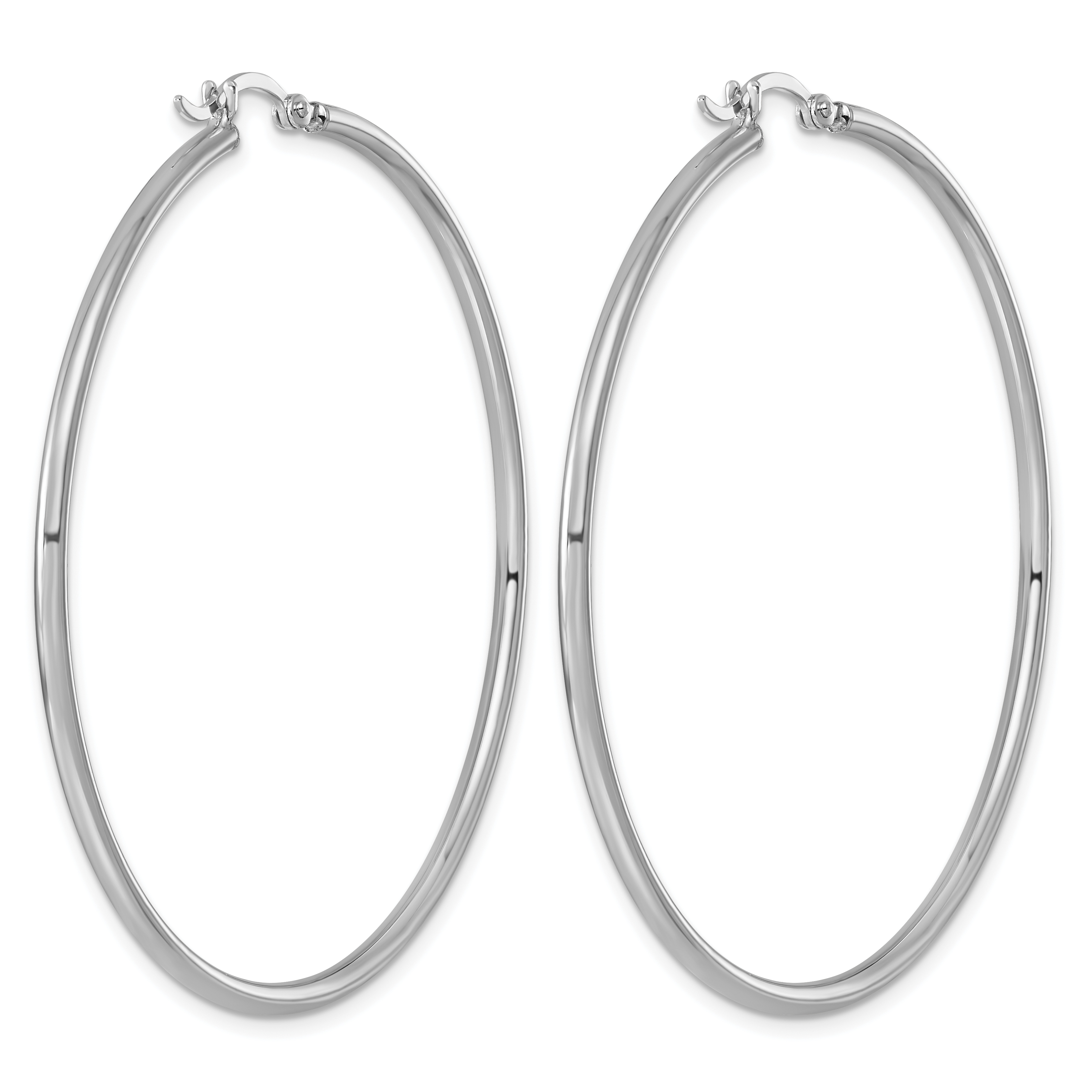  14 mm Sterling Silver 2.0mm Hoop Earrings  Unknown Friendly Weight Sterling Silver - view 52