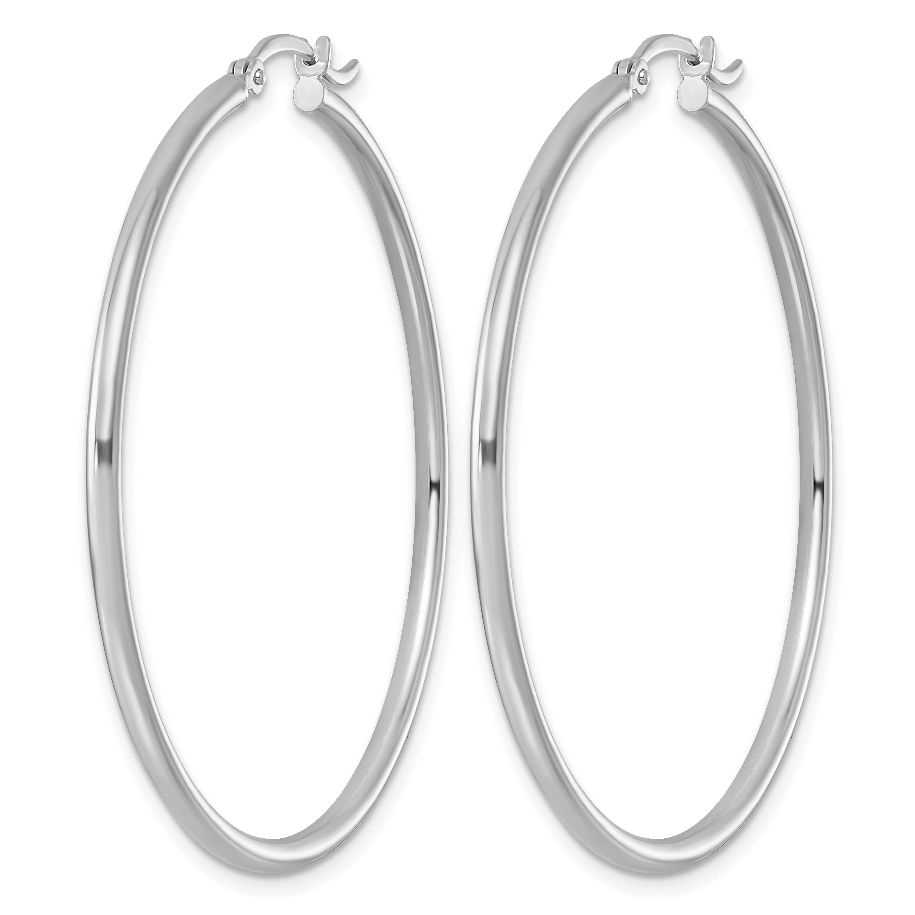  14 mm Sterling Silver 2.0mm Hoop Earrings  Unknown Friendly Weight Sterling Silver - view 40