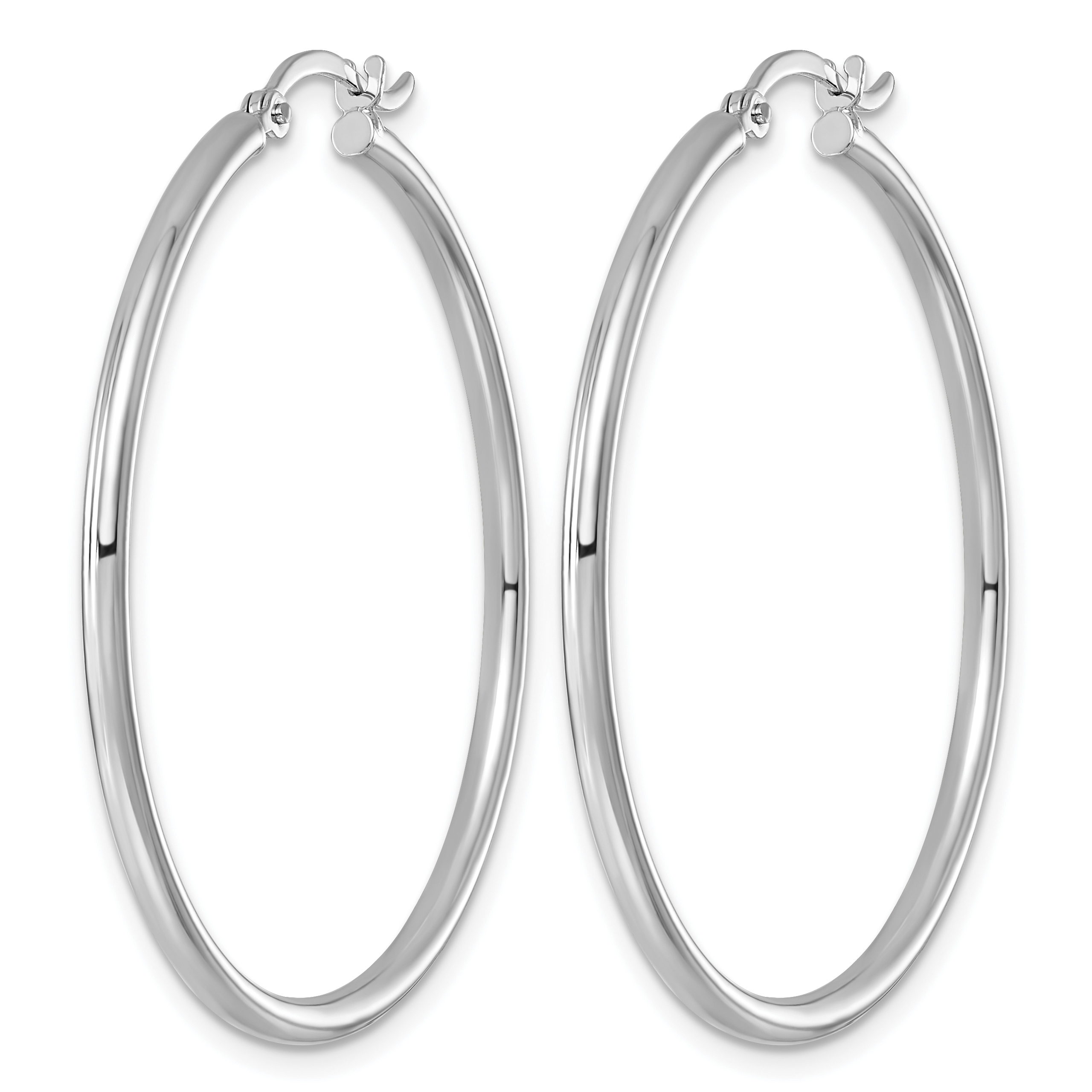  14 mm Sterling Silver 2.0mm Hoop Earrings  Unknown Friendly Weight Sterling Silver - view 35