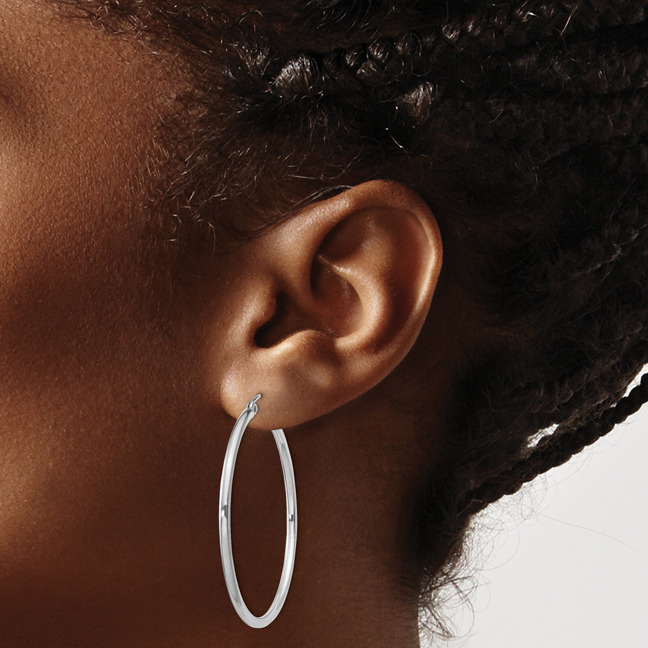  14 mm Sterling Silver 2.0mm Hoop Earrings  Unknown Friendly Weight Sterling Silver - view 36
