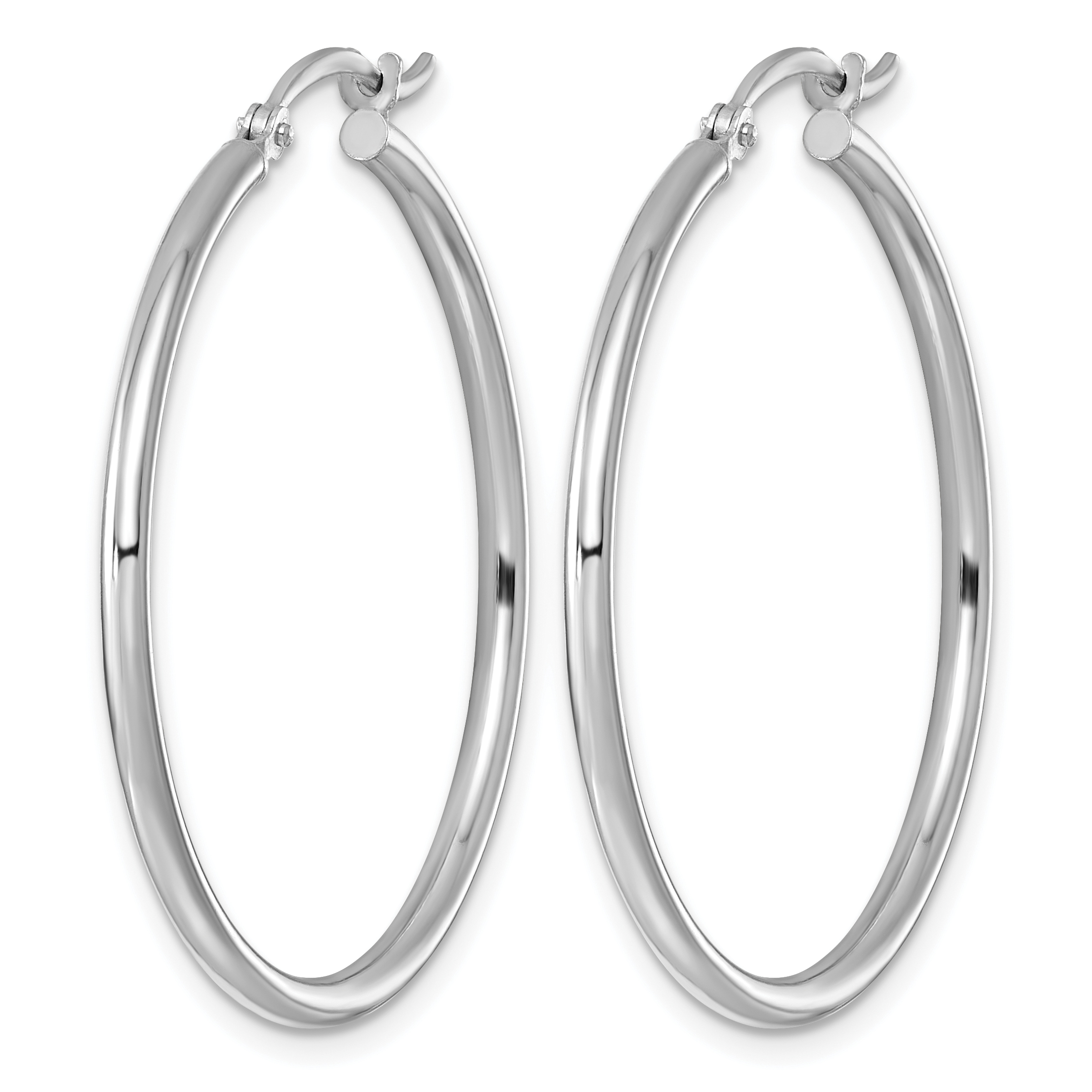  14 mm Sterling Silver 2.0mm Hoop Earrings  Unknown Friendly Weight Sterling Silver - view 30