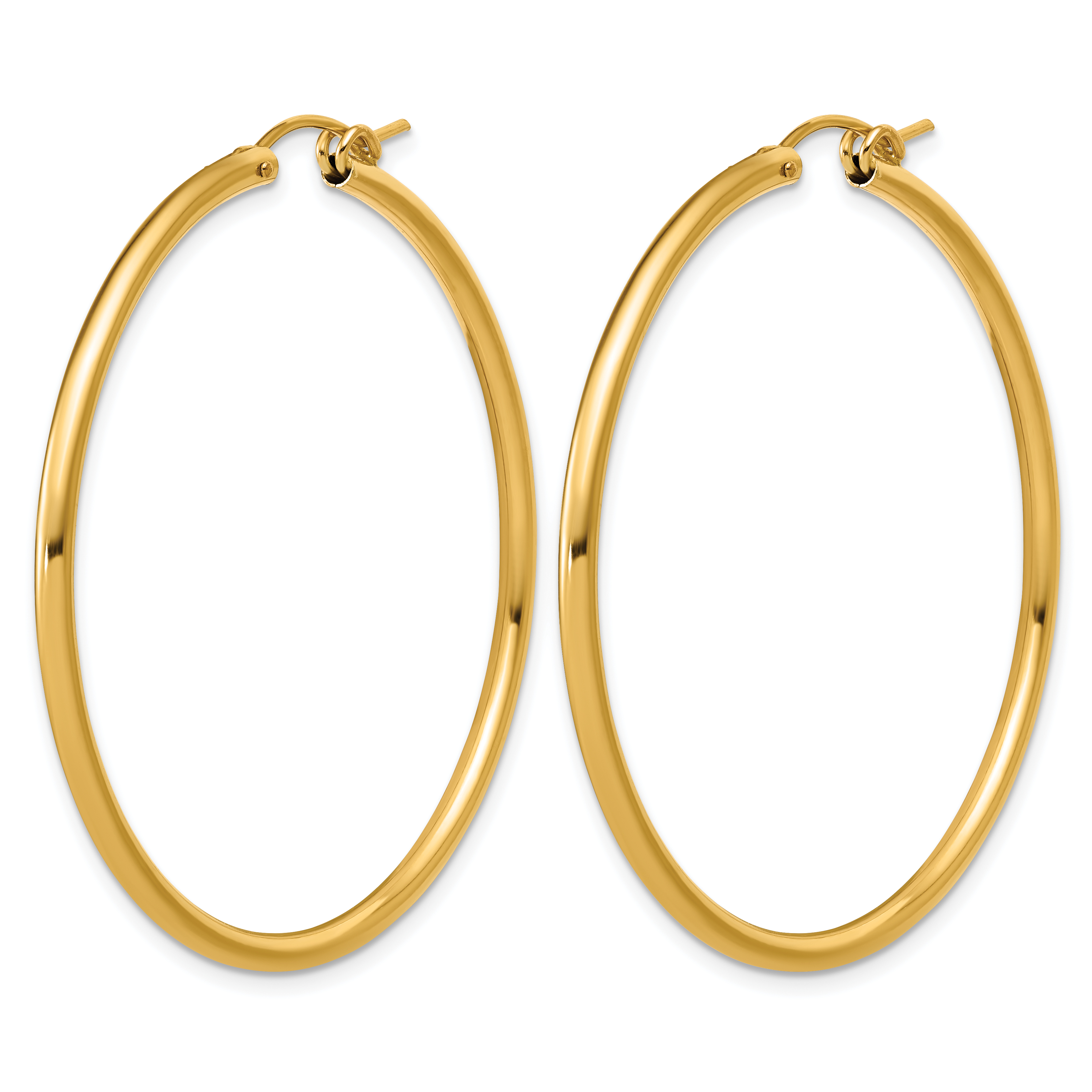  13 mm Gold Filled 14/20 Filled 2.3mm Hoop Earrings 13 mm Unknown Friendly Weight 14K yellow gold - view 19