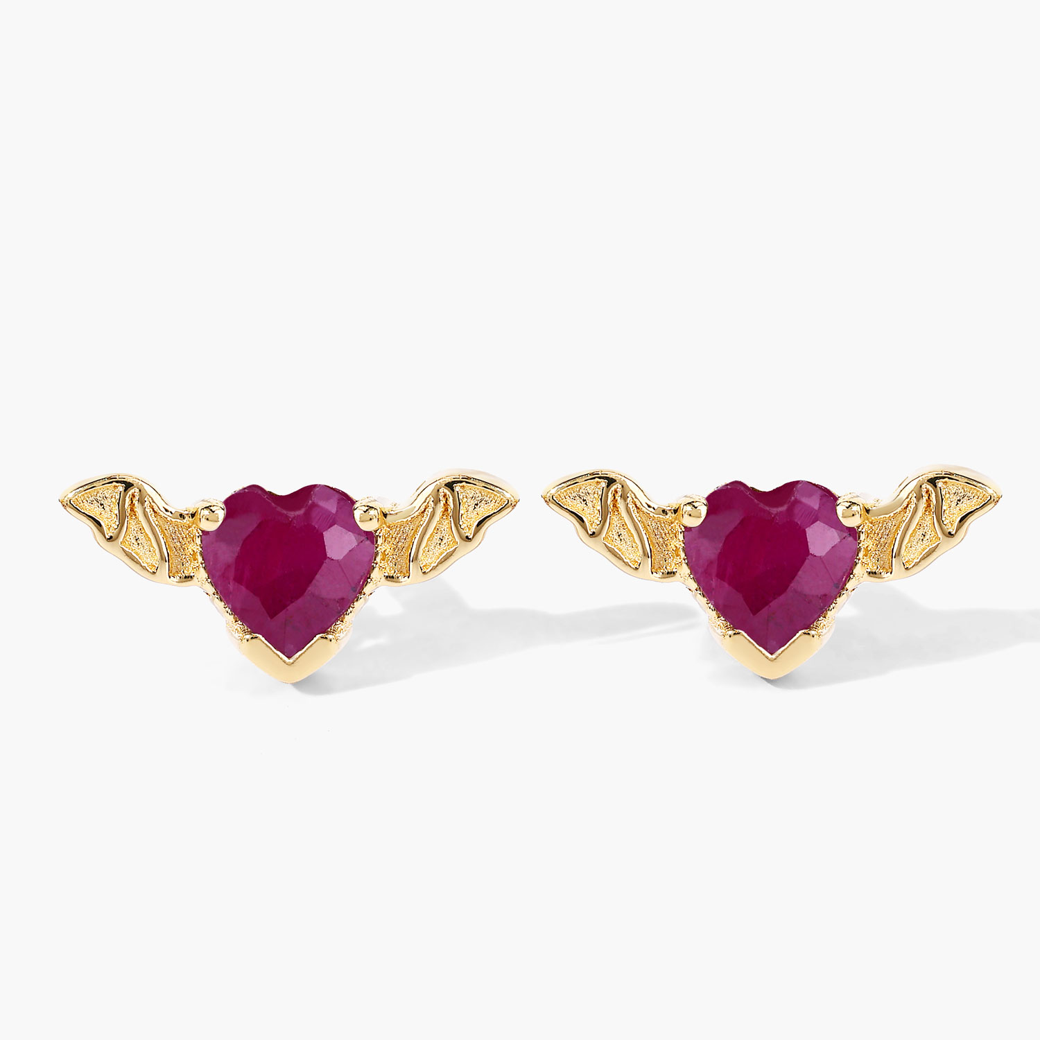 0.40 Carat Genuine Ruby .925 Sterling Silver Earrings 0.40 C.T.W Sterling Silver - view 8