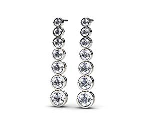 Single Stand Diamond Earrings