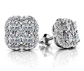 Lucky In Love Designer Stud Earrings