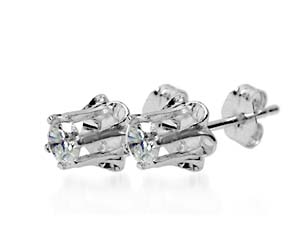 Butter Cup Diamond Earrings Diamond Stud Earrings