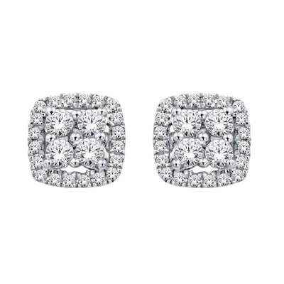 Diamond Stud Earrings 1/5 Carat Total Weight