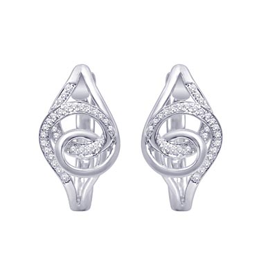 Diamond Huggies Earrings 1/10 Carat Total Weight