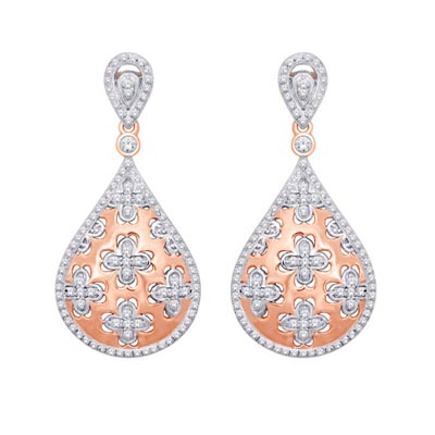 Diamond Fashion Earrings 3/4 Carat Total Weight