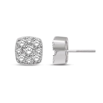 Diamond Stud Earrings 3/8 Carat Total Weight