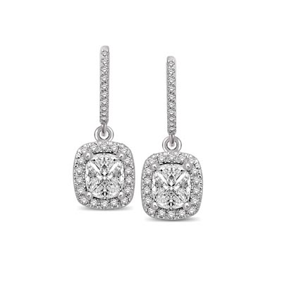 Lovecuts Diamond Fashion Earrings 3/4 Carat Total Weight