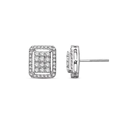 Diamond Stud Earrings 3/4 Carat Total Weight