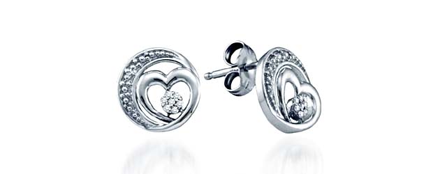Diamond Micro Pave Earrings<br> .04 Carat Total Weight