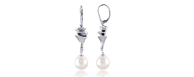 Genuine Paspaley White South Sea Culture Pearl Earrings