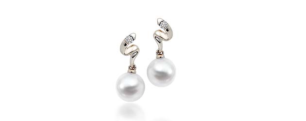 Genuine Paspaley White South Sea Culture Pearl Earrings