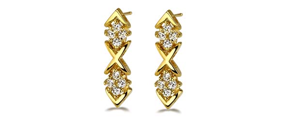 Diamond Fashion Earrings 1/2 Carat Total Weight