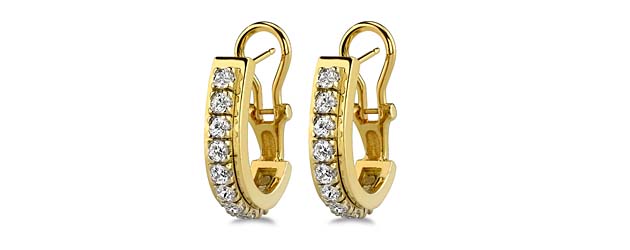 Diamond Fashion Earrings 1/2 Carat Total Weight