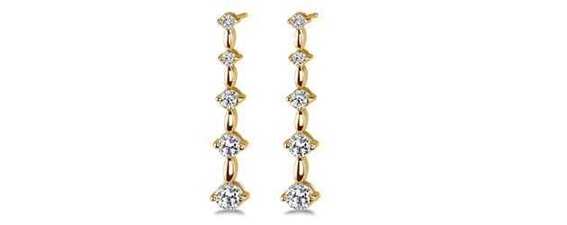 Journey Diamond Earrings 1/2 Carat Total Weight