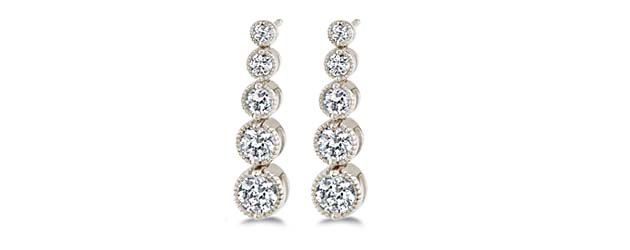 Journey Diamond Earrings 1/2 Carat Total Weight