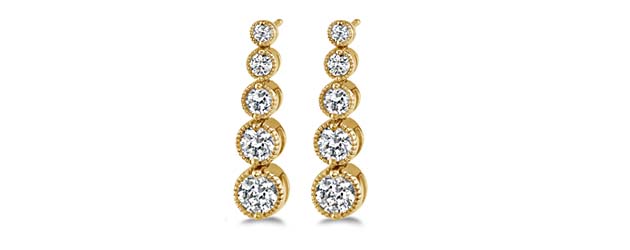 Journey Diamond Earrings 1/2 Carat Total Weight