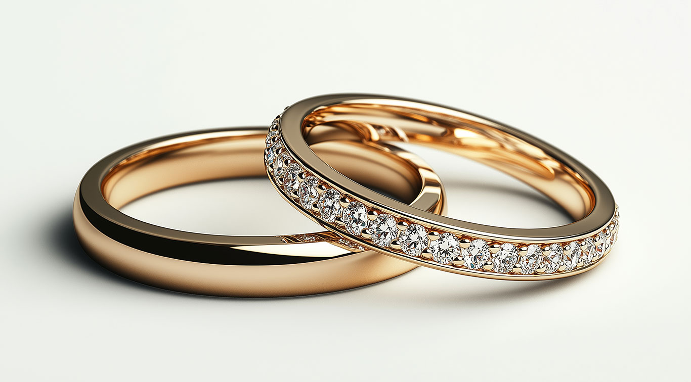 Wedding anniversary jewelry gifts by year including diamond eternity rings, sapphire earrings, ruby pendants, and gold bracelets for milestone celebrations