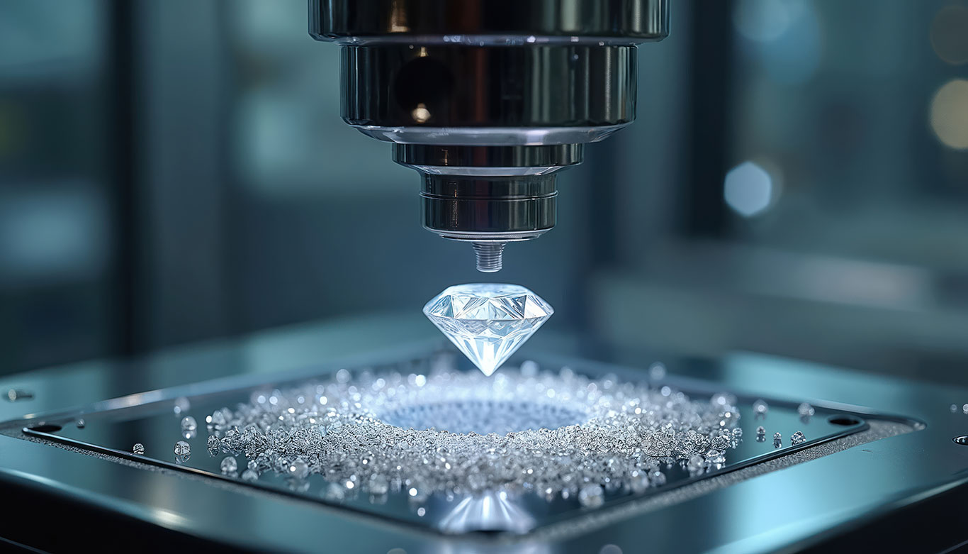 Lab grown diamond vs natural diamond comparison showing side by side brilliance, clarity, and cut quality differences between laboratory created and earth mined diamonds
