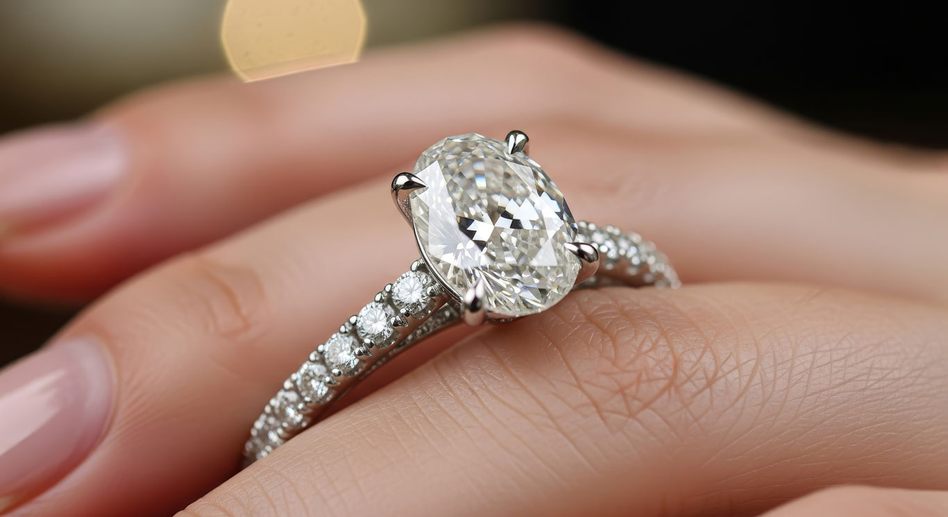 Engagement ring settings explained showing prong, bezel, channel, pave, and tension set diamond ring mounting styles
