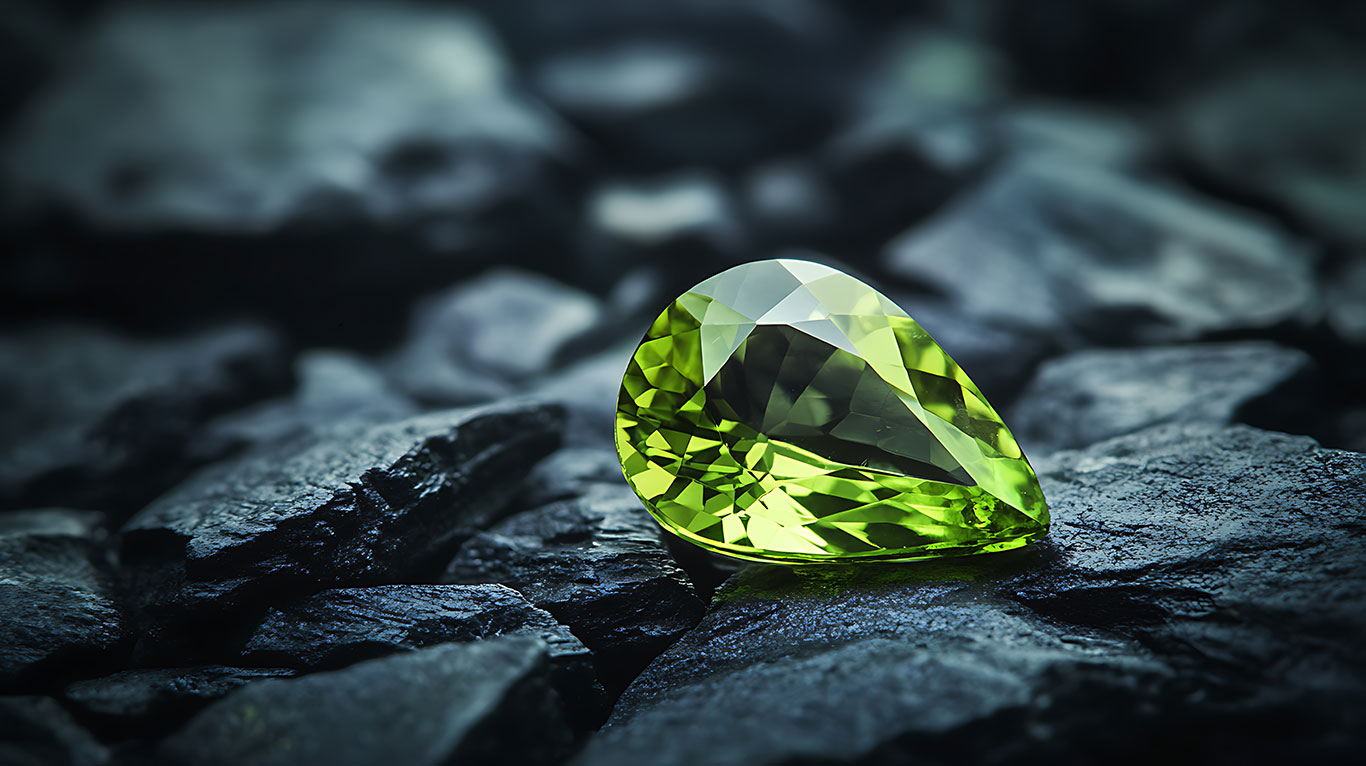 Peridot gemstone