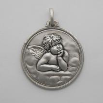 Sterling Silver Angelo Raffaello Medal