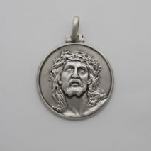 Sterling Silver Ecce Homo Medal