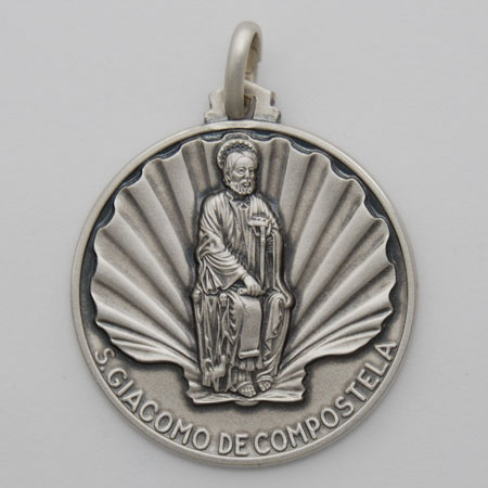 25mm Sterling Silver James the Elder Medal