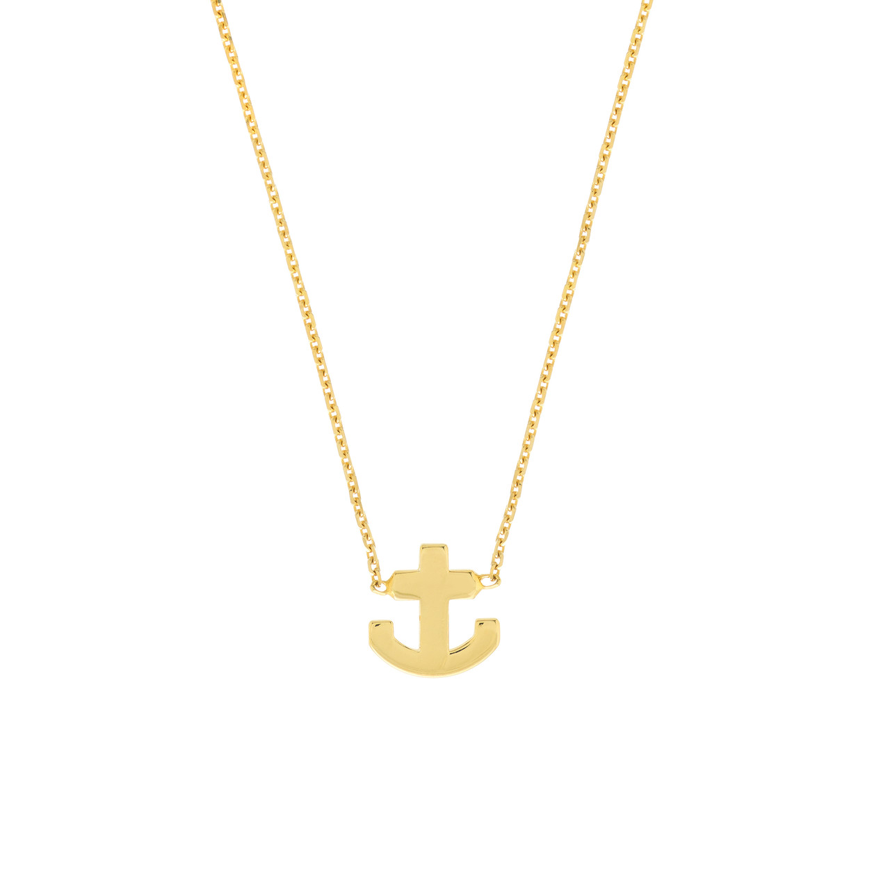 Mini Anchor Adjustable Necklace