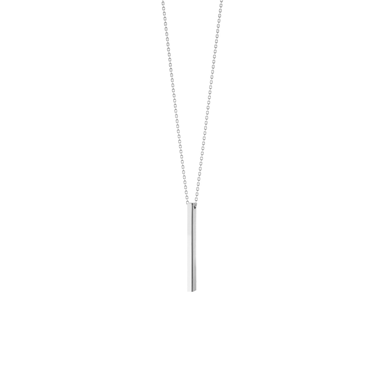  Engravable Cube Adjustable Necklace