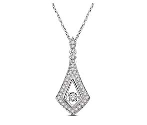 Moving Diamond Fashion Pendant