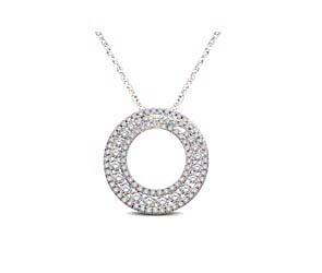 Diamond Circle Pendant