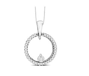 Diamond Circle Pendant