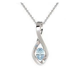 Aquamarine Oval Cut Pendant