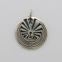 Sterling Silver Hopi Pendant