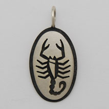 Sterling Silver Scorpion Pendant