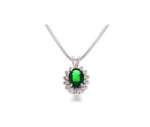 Emerald & Diamond Pendant