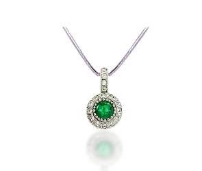 Emerald & Diamond Pendant