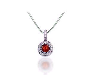 Ruby & Diamond Pendant