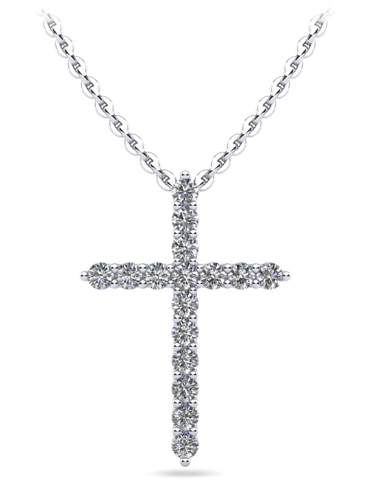 Timeless Cross Diamond Necklace
