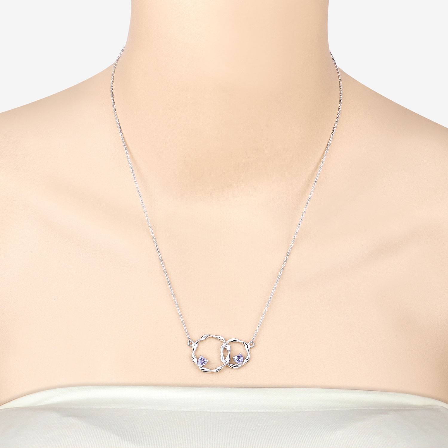 0.38 Carat Genuine Tanzanite .925 Sterling Silver Pendant 0.38 C.T.W Sterling Silver - view 6