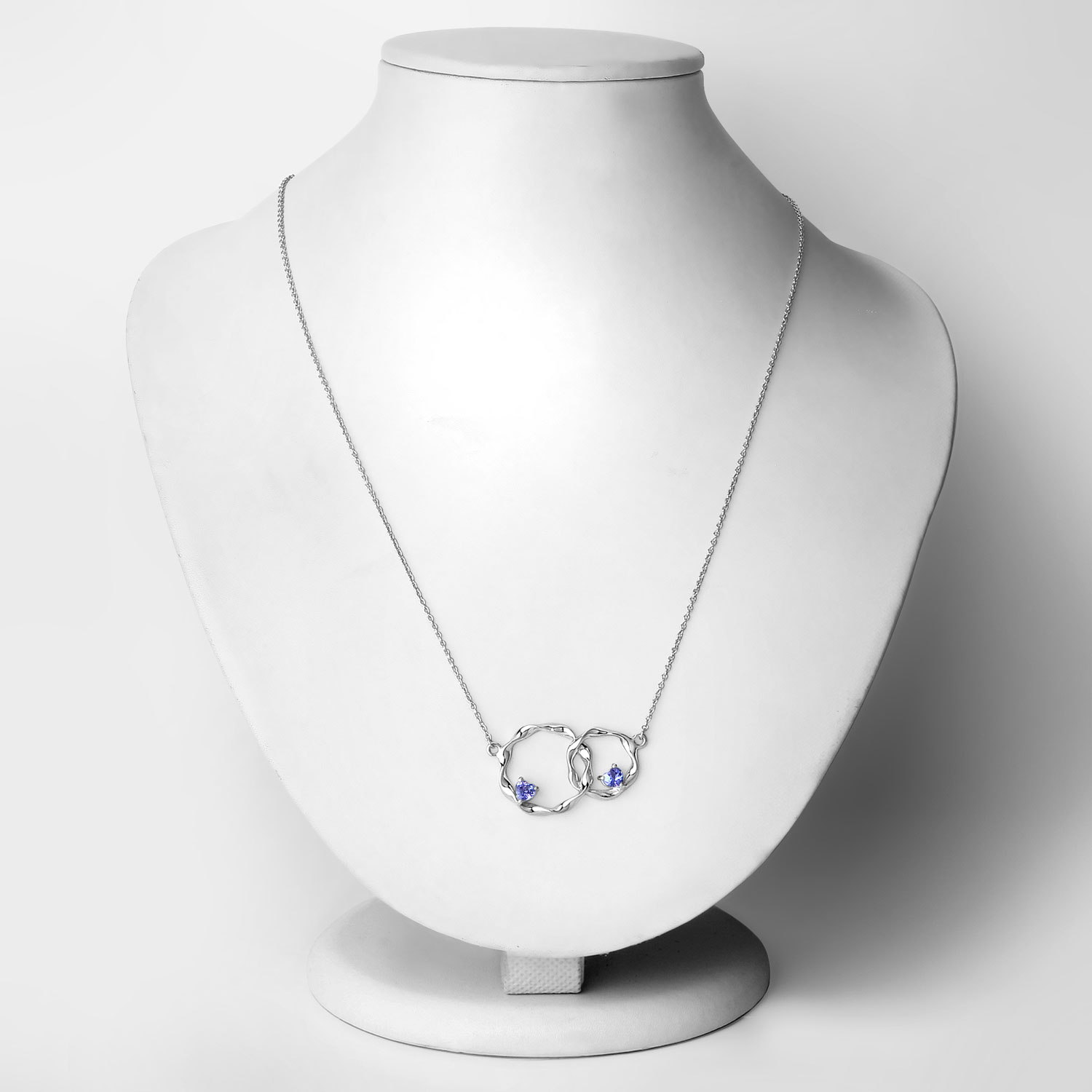 0.38 Carat Genuine Tanzanite .925 Sterling Silver Pendant 0.38 C.T.W Sterling Silver - view 3