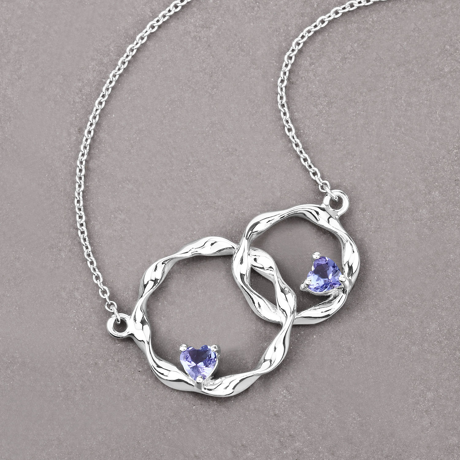 0.38 Carat Genuine Tanzanite .925 Sterling Silver Pendant 0.38 C.T.W Sterling Silver - view 8