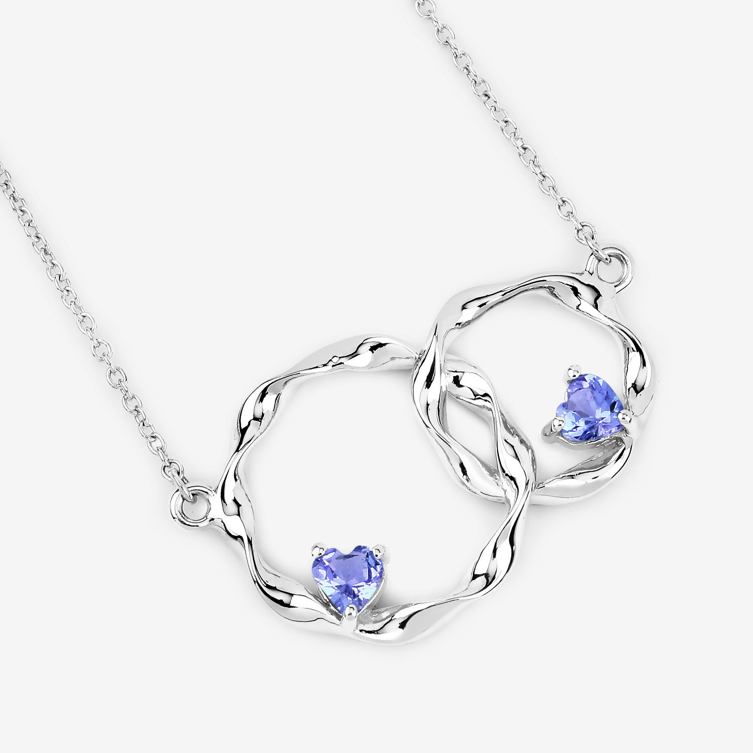 0.38 Carat Genuine Tanzanite .925 Sterling Silver Pendant 0.38 C.T.W Sterling Silver - view 5