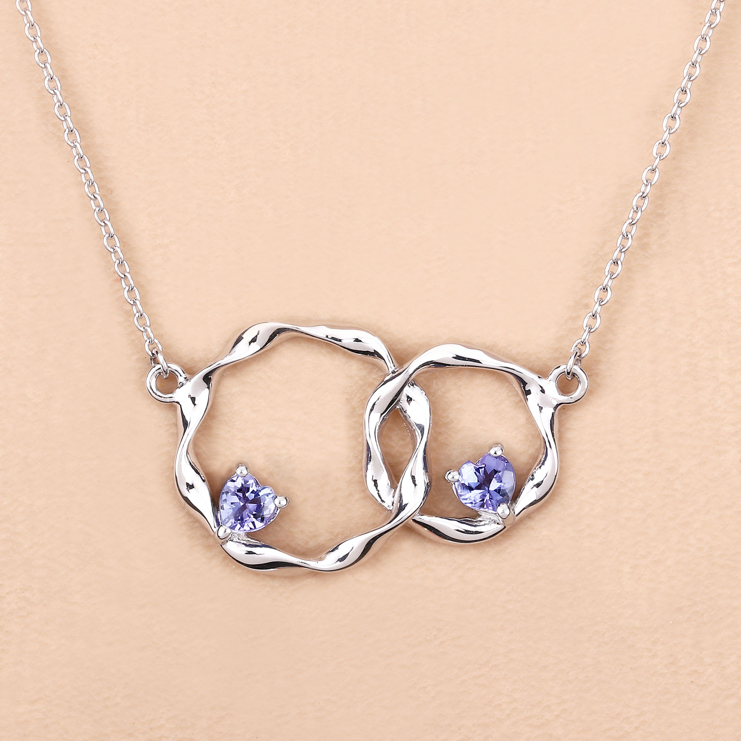 0.38 Carat Genuine Tanzanite .925 Sterling Silver Pendant 0.38 C.T.W Sterling Silver - view 7